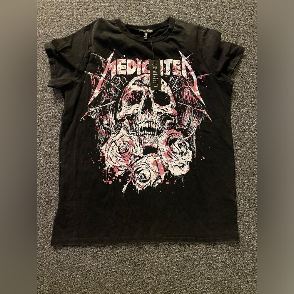 NWT Current mood Medicated oversized tee